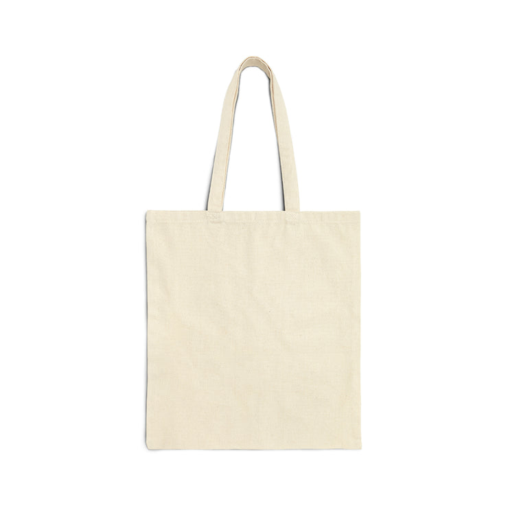 Knitting monster knitting Cotton Canvas Tote Bag